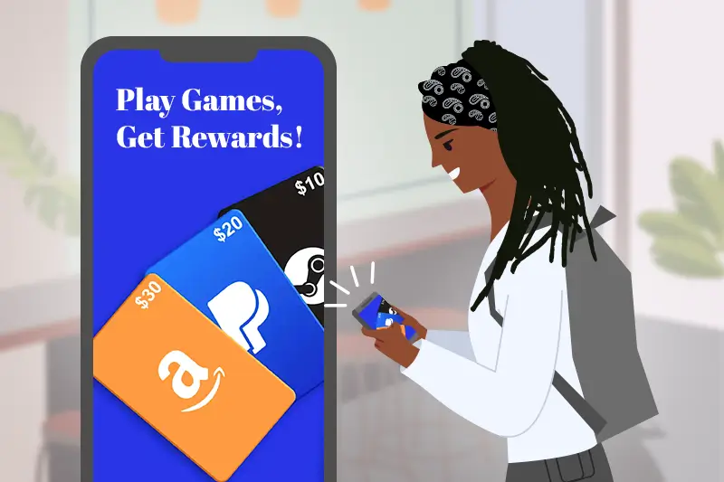 Woman With Cashyy App On Her Phone From The Money Manual